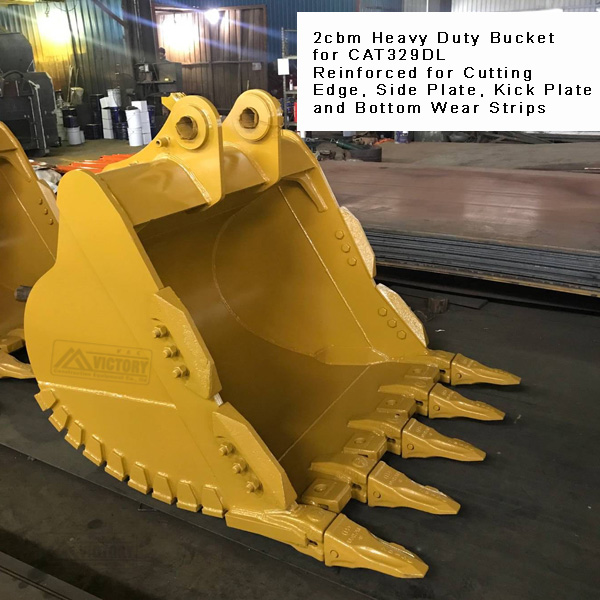 Heavy Duty Bucket, 2M3, CAT329DL excavator